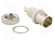 Connector: BNC; socket; female; straight; 75Ω; soldering; nylon AMPHENOL RF