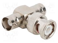 Adapter; BNC male,BNC female; Insulation: PTFE; 50Ω; brass; 4GHz AMPHENOL RF