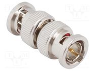 Adapter; BNC male,both sides; Insulation: PTFE; 75Ω; 12GHz AMPHENOL RF