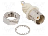 Connector: BNC; socket; female; straight; 50Ω; soldering; nylon AMPHENOL RF