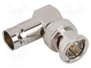 Adapter; BNC male,BNC female; Insulation: PTFE; 75Ω; 12GHz AMPHENOL RF