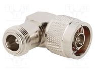 Adapter; N male,N female; Insulation: PTFE; 50Ω; brass; 11GHz AMPHENOL RF