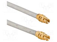 Cable; SMPM female,both sides; straight; 0.076m; 50Ω AMPHENOL RF