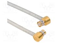 Cable; SMP female,both sides; angled; 0.5m; 50Ω AMPHENOL RF