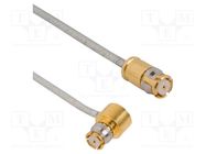 Cable; SMP female,both sides; angled,straight; 0.076m AMPHENOL RF