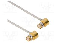 Cable; SMP female,both sides; angled; 0.05m AMPHENOL RF