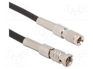 Cable; 1,0-2,3 HD male,BNC male; straight; 1.219m; 75Ω AMPHENOL RF