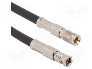 Cable; 1,0-2,3 HD male,BNC male; straight; 1m; 75Ω AMPHENOL RF