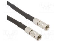 Cable; BNC HD male,both sides; straight; 0.457m; 75Ω AMPHENOL RF