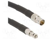 Cable; BNC HD male,BNC female; straight; 0.305m; 75Ω AMPHENOL RF