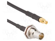 Cable; BNC female,MCX male; straight; 0.305m; 75Ω AMPHENOL RF