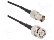 Cable; BNC male,BNC female; straight; 0.153m; 50Ω AMPHENOL RF