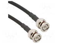 Cable; BNC male,both sides; straight; 1m; 50Ω AMPHENOL RF