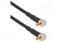 Cable; MCX male,both sides; angled; 0.305m; 50Ω AMPHENOL RF