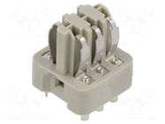 Connector: HDC; contact insert; male; EPIC STA; PIN: 6; 10A; 60V LAPP