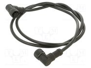 Cable: for sensors/automation; PIN: 4; M12-M12; D code-Ethernet AMPHENOL LTW