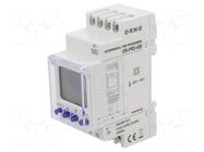 Automation module: programmable time switch; 230VAC; IP20 ORNO