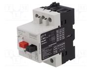 Motor breaker; for DIN rail mounting; 6.3÷10A; IP40; -5÷40°C EMAS