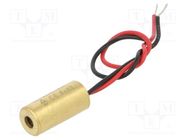 Module: laser; 1mW; red; dot; 650nm; 3÷12VDC; 15÷35mA PICOTRONIC