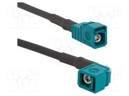 Cable; Fakra female,both sides; angled,straight; 0.61m AMPHENOL RF