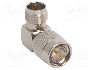 Adapter; TNC male,TNC female; Insulation: POM; 75Ω; Mat: brass AMPHENOL RF