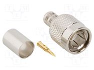 Connector: TNC; plug; male; straight; 75Ω; RG6; crimped; for cable AMPHENOL RF