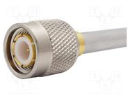 Connector: TNC; plug; male; straight; 50Ω; soldering; for cable AMPHENOL RF