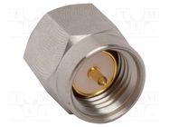 Connector: SMA; plug; male; straight; 50Ω; soldering; for cable AMPHENOL RF