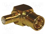 Adapter; SMB male,SMB female; Insulation: PTFE; 50Ω; Mat: brass AMPHENOL RF