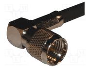 Connector: UHF mini; plug; male; angled 90°; soldering,crimped AMPHENOL RF