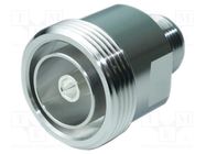 Adapter; 7/16 female,N female; Insulation: PTFE; 50Ω; Mat: brass AMPHENOL RF