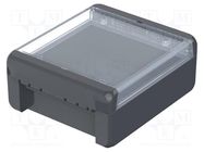 Enclosure: multipurpose; X: 125mm; Y: 151mm; Z: 60mm; BOCUBE; UL94V-0 BOPLA