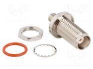 Adapter; SMA female,TNC female; Insulation: PTFE; 50Ω; brass; IP67 AMPHENOL RF