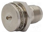 Adapter; AMC female,TNC female; Insulation: PTFE; 50Ω; brass; 6GHz AMPHENOL RF