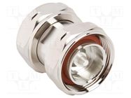 Adapter; 7/16 male,both sides; Insulation: PTFE; 50Ω; Mat: brass AMPHENOL RF