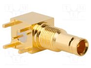 Connector: coaxial; socket; female; angled 90°; 75Ω; THT; -65÷165°C AMPHENOL RF