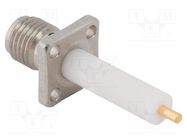 Connector: SMA; socket; female; straight; 50Ω; soldering; PTFE AMPHENOL RF