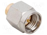 Connector: SMA; plug; male; straight; 50Ω; soldering; for cable AMPHENOL RF