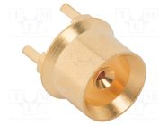 Connector: coaxial; socket; female; straight; 50Ω; THT; on PCBs AMPHENOL RF