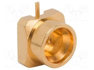 Connector: coaxial; socket; male; straight; 50Ω; SMT; on PCBs; SMPM AMPHENOL RF