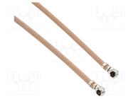 Cable; AMC female,both sides; angled; 0.1m AMPHENOL RF