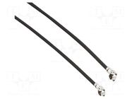 Cable; AMC4 female,both sides; angled; 0.1m AMPHENOL RF