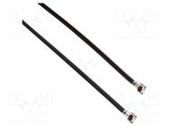 Cable; AMC4 female,both sides; angled; 0.1m AMPHENOL RF