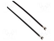 Cable; AMC4 female,both sides; angled; 0.1m AMPHENOL RF