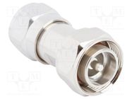 Adapter; 4,3-10 male,N male; Insulation: PTFE; 50Ω; Mat: brass AMPHENOL RF