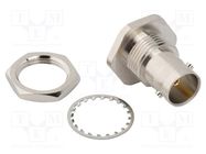 Adapter; BNC female,MCX female; Insulation: PTFE; 50Ω; brass AMPHENOL RF