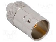 Adapter; BNC female,MCX female; Insulation: PTFE; 75Ω; Mat: brass AMPHENOL RF