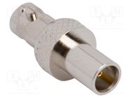 Adapter; HD-BNC female,MCX female; Insulation: PTFE; 75Ω AMPHENOL RF