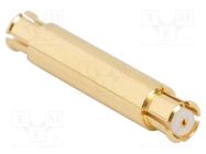 Adapter; SMP male,both sides; Insulation: PTFE; 50Ω; 40GHz AMPHENOL RF