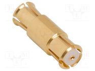 Adapter; SMP male,both sides; Insulation: PTFE; 50Ω; 26.5GHz AMPHENOL RF